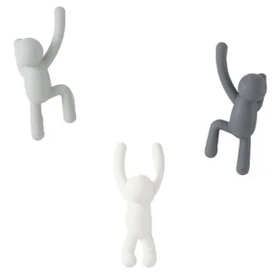 Umbra Wieszak ścienny Buddy szaro biały by 318165-023 - Wieszaki i stojaki - miniaturka - grafika 1