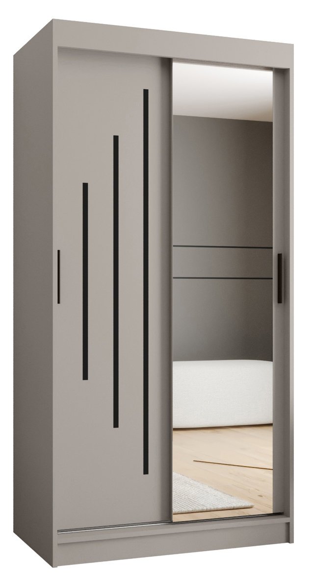 Szafa przesuwna RUBINO Y2 100 gł. 62 kaszmir