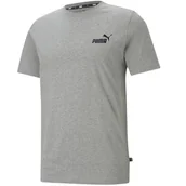 Koszulki męskie - Koszulka męska Puma ESS Small Logo Tee szara 586668 03-L - miniaturka - grafika 1