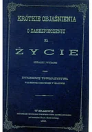 Biznes - Krótkie Objaśnienia o zabezpieczeniu na życie Reprint 1869 r. - miniaturka - grafika 1