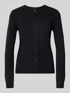Swetry damskie - Kurtka o kroju slim fit z dzianiny z mieszanki wiskozy model ‘NORA’ - miniaturka - grafika 1