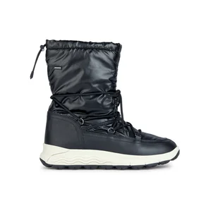 Damskie Buty zimowe GEOX D SPHERICA 4X4 B ABX D3626E-085FU-C9999 – Czarny - Kozaki damskie - miniaturka - grafika 1