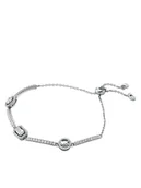 Bransoletki - Michael Kors Bransoletka MKC1715CZ040 Srebrny - miniaturka - grafika 1