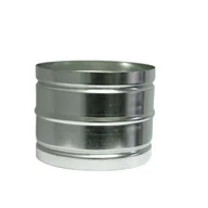 Rury i kanały wentylacyjne - EQUATION Złączka ocynkowana 130 mm - miniaturka - grafika 1
