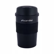 Kubki termiczne - Czarny kompaktowy kubek termiczny 480ml - miniaturka - grafika 1