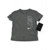 Bluzki damskie - Koszulka bluzka chłopięca szara Nike 2-3 lata - miniaturka - grafika 1