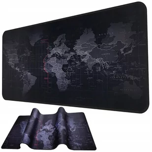 VERK GROUP Duża podkładka pod mysz gamingowa mapa świata 90x40 cm VERK06205 - Podkładki pod mysz - miniaturka - grafika 1
