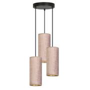 Lampy sufitowe - Emibig Bente lampa wisząca 3-punktowa różowa 1061/3PREM 1061/3PREM - miniaturka - grafika 1