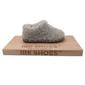 Buty dla dziewczynek - Kapcie dziecięce wełniane z runa owczego IRE SHOES szare ciepłe miękkie 34/33 - miniaturka - grafika 1