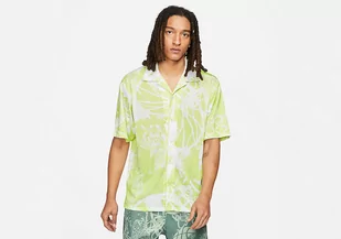 Nike Air Jordan Flight Printed Short Sleeve Button Down Limelight - Koszulki męskie - miniaturka - grafika 1