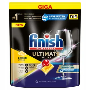 Finish Kapsułki do zmywarki Lemon Ultimate All in 1 - 100 szt - Środki do zmywarek - miniaturka - grafika 1