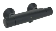 Baterie wannowe i prysznicowe - Hansa Micra - Termostatyczna bateria natryskowa, Thermo Cool, ECO, czarny mat 5815017133 - miniaturka - grafika 1