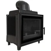 Kominki wolnostojące - Kratki Kominek powietrzny żeliwny FRANEK 12 kW DECO - miniaturka - grafika 1