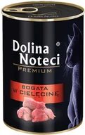 Mokra karma dla kotów - Dolina Noteci Premium, 24 x 400 g - Bogata w cielęcinę - miniaturka - grafika 1