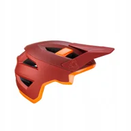 Kaski rowerowe - Leatt Kask Rowerowy Mtb Allmtn 3.0 V23 Helmet Lava Kolor Bordowy/pomarańczo - miniaturka - grafika 1
