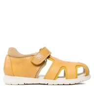 Buty dla dziewczynek - Sandały Garvalin 232610-C S Żółty - miniaturka - grafika 1