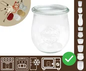 Pojemniki kuchenne - Słoiki WECK / żaroodporny słoik 220ml TULIP / Wamar-Sosenka - miniaturka - grafika 1
