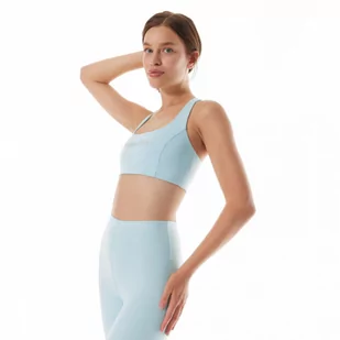 Biustonosz treningowy Calvin Klein Women 00GWS3K119 - miętowy - Bielizna sportowa damska - miniaturka - grafika 1