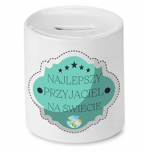 SKARBONKA DLA PRZYJACIELA NAJLEPSZY NA ŚWIECIE z Nadrukiem ze Zdjęciem - Skarbonki - miniaturka - grafika 1