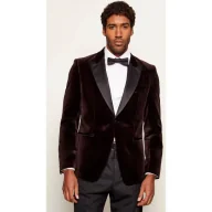 Marynarki męskie - BOSS BLACK Marynarka H-Hutson-Tux-254 Slim Fit z dodatkiem jedwabiu - miniaturka - grafika 1