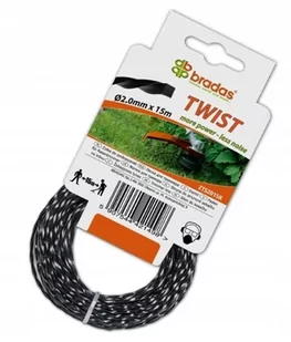 Żyłka Twist Do Podkaszarek Kos 2,0Mm X 15M Bradas - Akcesoria do kos i kosiarek - miniaturka - grafika 1