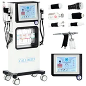 Pozostałe urządzenia kosmetyczne - Hydradermabrazja oczyszczanie wodorowe infuzja tlenowa hydrogen 7w1 płyny do hydradermabrazji H2 PEEL+ PREMIUM OXY Co2 RF - miniaturka - grafika 1