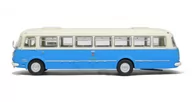 Kolekcjonerskie modele pojazdów - Autobus Jelcz 043 kremowo-błękitny MPK Gdynia linia 125 Modelmania 07010 - miniaturka - grafika 1