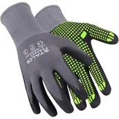 Rękawice robocze - Rękawice Stalco Powermax Nitrile Flex Pvc Dots S-76346 roz. 9  od 89 zł! - miniaturka - grafika 1