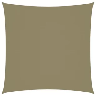 vidaXL Kwadratowy żagiel ogrodowy, tkanina Oxford, 3x3 m, beżowy 135137 - Parasole ogrodowe - miniaturka - grafika 1