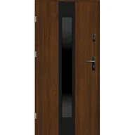 Drzwi zewnętrzne - Drzwi Prato 2 orzech 90 lewe - miniaturka - grafika 1
