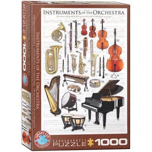 Eurographics Puzzle 1000 Instruments of the Orchestra 6000-1410 - - Puzzle - miniaturka - grafika 1