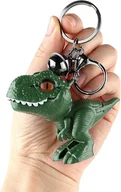 Breloki - Uroczy brelok z dinozaurem, kawaii, kreskówkowy prezent, ruchomy brelok do samochodu z dinozaurem dla kobiet i mężczyzn, plecaki - miniaturka - grafika 1