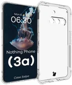 Etui i futerały do telefonów - Bizon Elastyczne etui Case Salpa do Nothing Phone (3a), przezroczyste - miniaturka - grafika 1