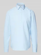 Koszule męskie - Koszula biznesowa o kroju slim fit z wyhaftowanym logo model ‘Bari’ - miniaturka - grafika 1