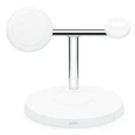 Ładowarki do telefonów - Belkin MagSafe 3-1 Wireless Charger White - miniaturka - grafika 1