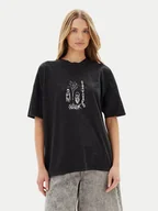 Koszulki i topy damskie - Volcom T-Shirt Voltrip B3512508 Czarny Oversize - miniaturka - grafika 1