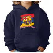 Bluzy dla dziewczynek - BLUZA DZIECIĘCA BARCELONA FC KLUB PIŁKARSKI 134-140 DLA DZIEWCZYNKI CHŁOPCA - miniaturka - grafika 1