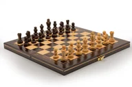 Gry planszowe - Szachy Turniejowe rozmiar 3 intarsja druk orzech brzoza/ Szachy drewniane - miniaturka - grafika 1