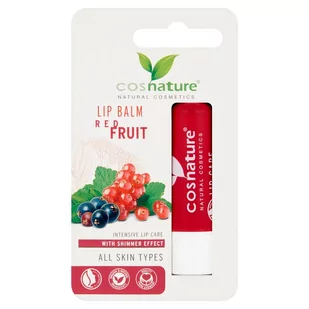 Cosnature Lip Care naturalny ochronny balsam do ust z ekstraktem z czerwonych owoców 4.8g - Balsamy do ust - miniaturka - grafika 1
