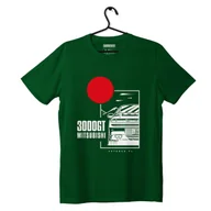Odzież do sportów motorowych - T-shirt koszulka Mitsubishi 3000GT zielona-XL - miniaturka - grafika 1