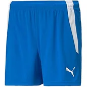Spodenki damskie - PUMA PUMA Szorty damskie Teamliga Shorts W Electric Blue Lemonade-Puma White XL 704936 - miniaturka - grafika 1