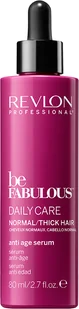 Revlon BE Fabulous Daily Care Normal/Thick Hair Anti-AGE Serum, 1er Pack (1 X 80 ML) 8432225077659 - Serum do włosów - miniaturka - grafika 2