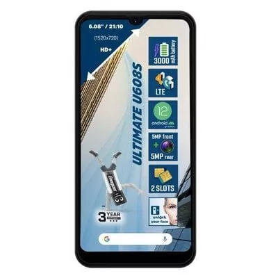 Energizer Ultimate U608S 2GB/32GB Dual Sim Czarny