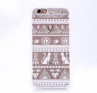 Etui i futerały do telefonów - Etui na telefon komórkowy Mandala do Samsunga Galaxy S6 Etui ochronne z motywem egipskich znaków Pokrowiec Bumper Biały - miniaturka - grafika 1