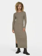 Sukienki - ONLY Sukienka dzianinowa Katia 15324649 Beżowy Slim Fit - miniaturka - grafika 1