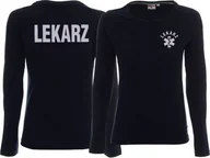 Odzież robocza - Promostars LPP - Koszulka ratownicza ODBLASKOWA damska z długim rękawem czarna - miniaturka - grafika 1