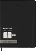 Kalendarze - MOLESKINE kalendarz 2026 CZARNY PRO EXTRA LARGE (19x25) - miniaturka - grafika 1