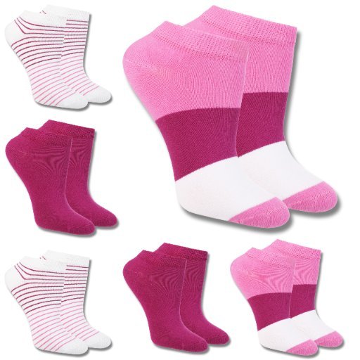 SKARPETKI DAMSKIE SKARPETY STOPKI DO KOSTKI BAWEŁNIANE 6-PAK MORAJ 38-41