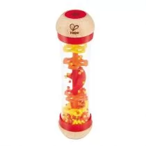 Hape Grzechotka z koralikami czerwona GXP-587217 - Grzechotki dla dzieci - miniaturka - grafika 2