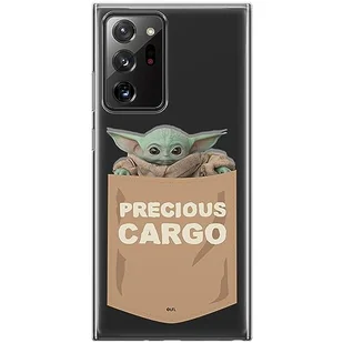 ERT GROUP etui na telefon Samsung GALAXY NOTE 20 ULTRA, case oryginalny i oficjalnie licencjonowany przez Star Wars, wzór Baby Yoda 030, optymalnie dopasowane, plecki z TPU częściowo przeźroczyste - Etui i futerały do telefonów - miniaturka - grafika 1